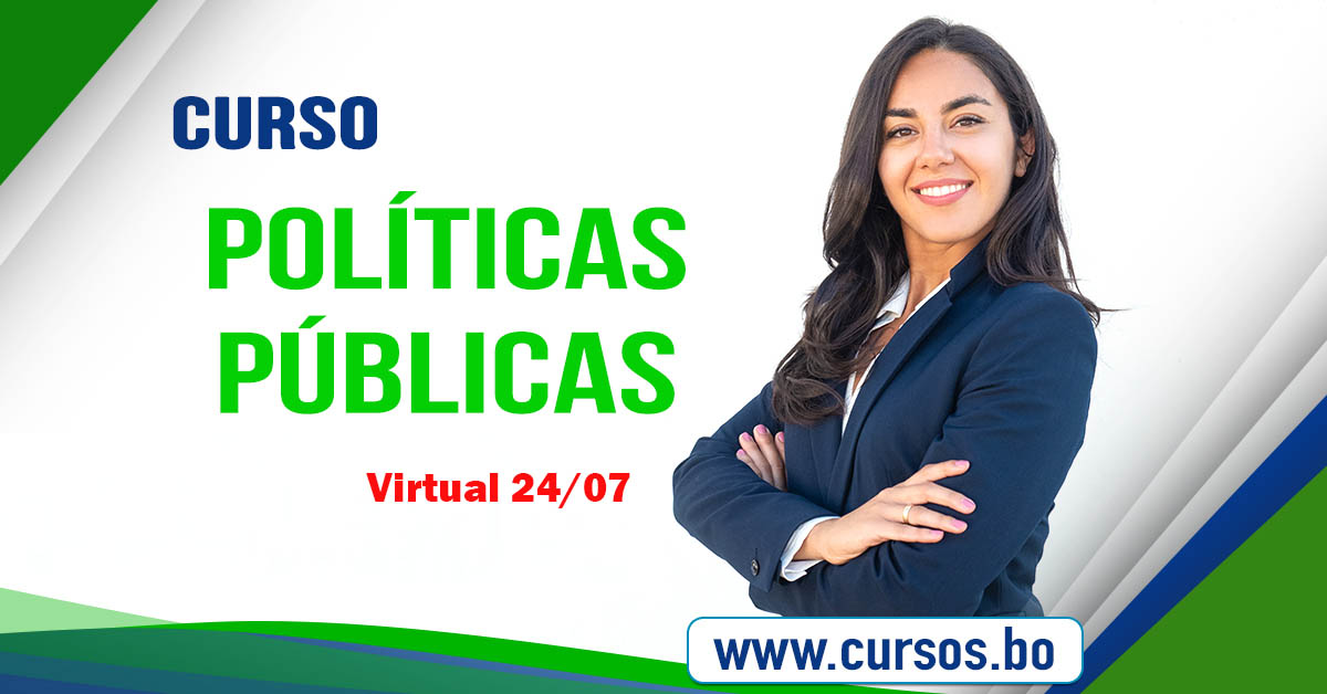 ✅ Curso Políticas Públicas ✅ (Virtual 24/7)